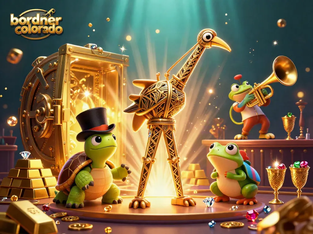 Spin and win at bordnercolorado with vibrant casino elements and engaging characters.